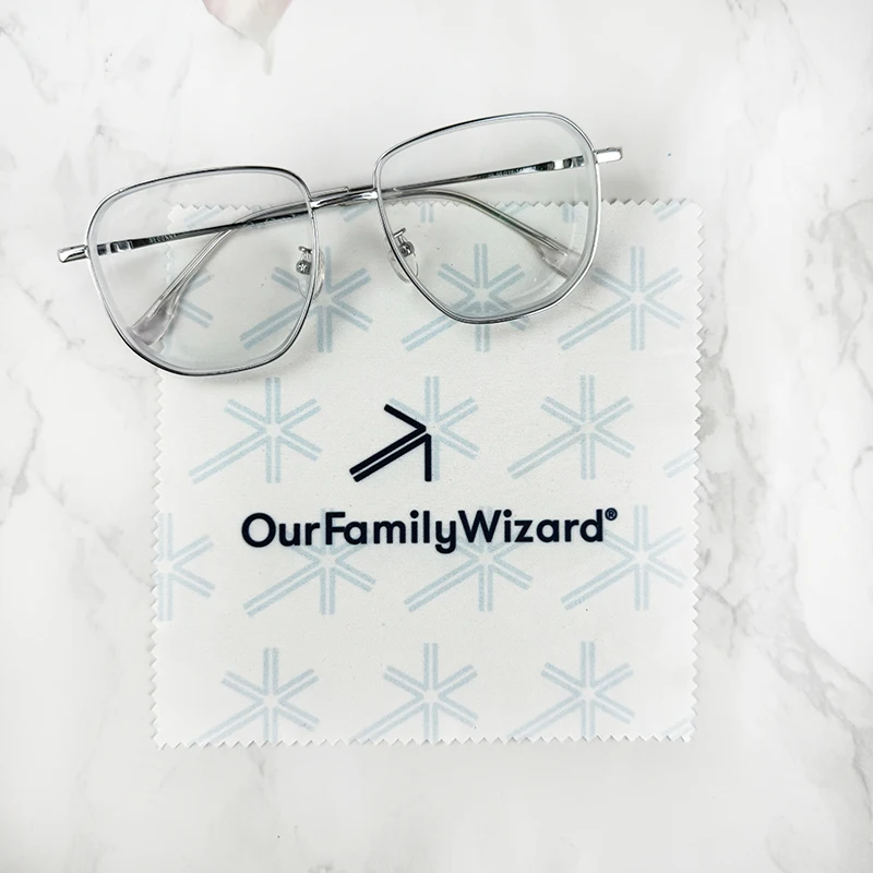 Eco-friendly Custom Personalized Logo White Microfiber Glasses Cleaning Cloth Watch Lens Sunglasses Microfiber Glass Cloth