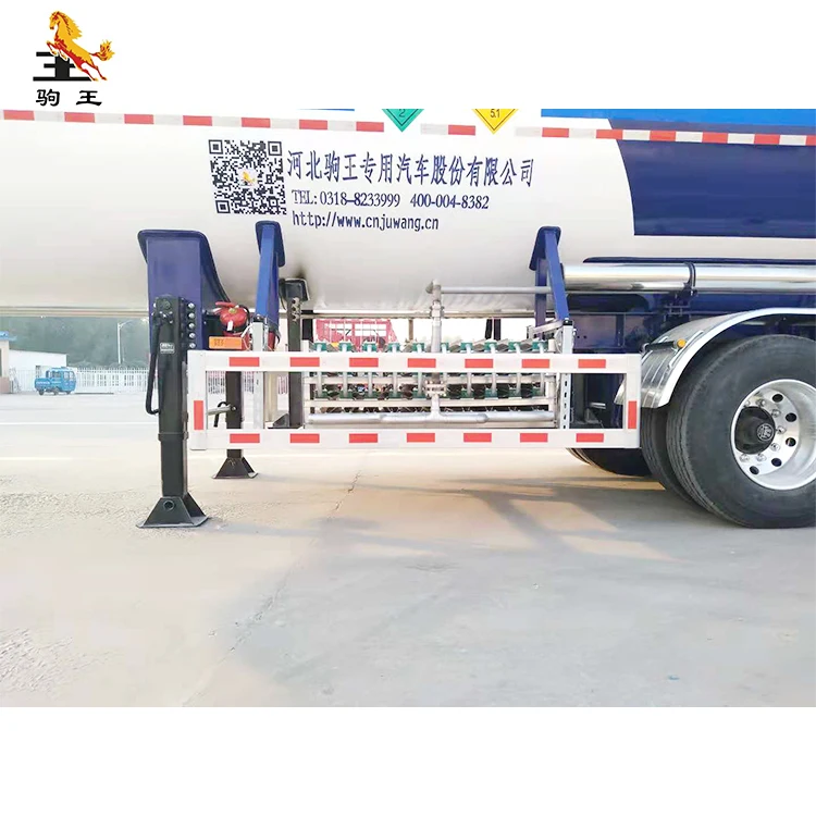 High Quality Cryogenic Liquefied Oxygen Tank Transport Semi Trailer Truck