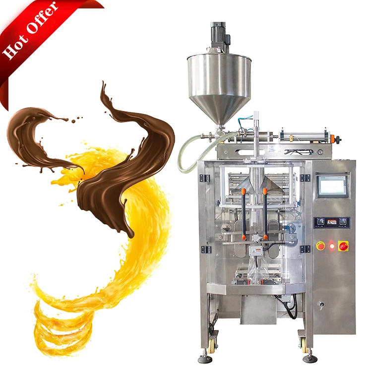 CE approved Automatic liquid sachet filling machine for tomato sauce packing
