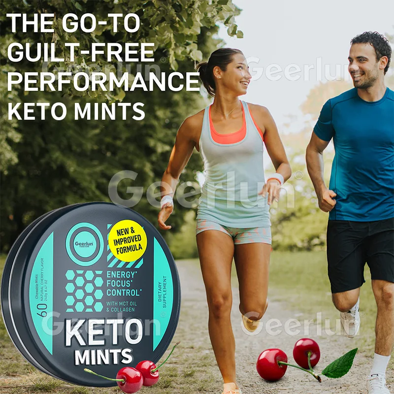 OEM Private Label Nootropic Supplements Boost Energy Focus Slimness Candy for Flat Belly Keto Slimming Mints