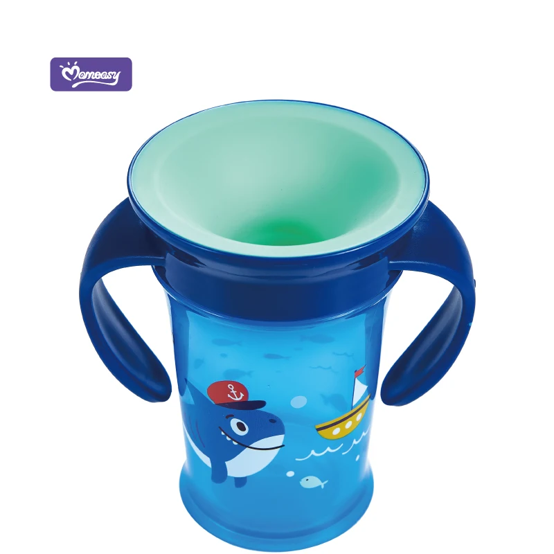 Momeasy BPA Free Baby Cup 360 Drinking Cup Baby Training Cup
