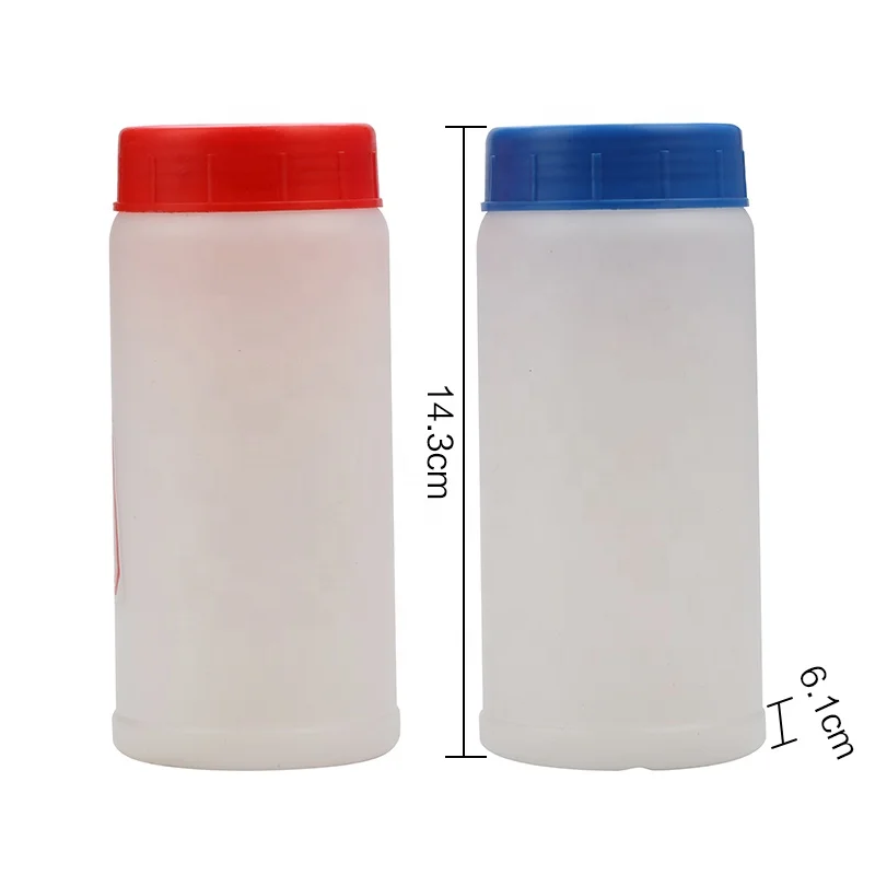 
Empty 16OZ Plastic Jar Wide Mouth Plastic Jam Jar White Candy Bottle With Lids 