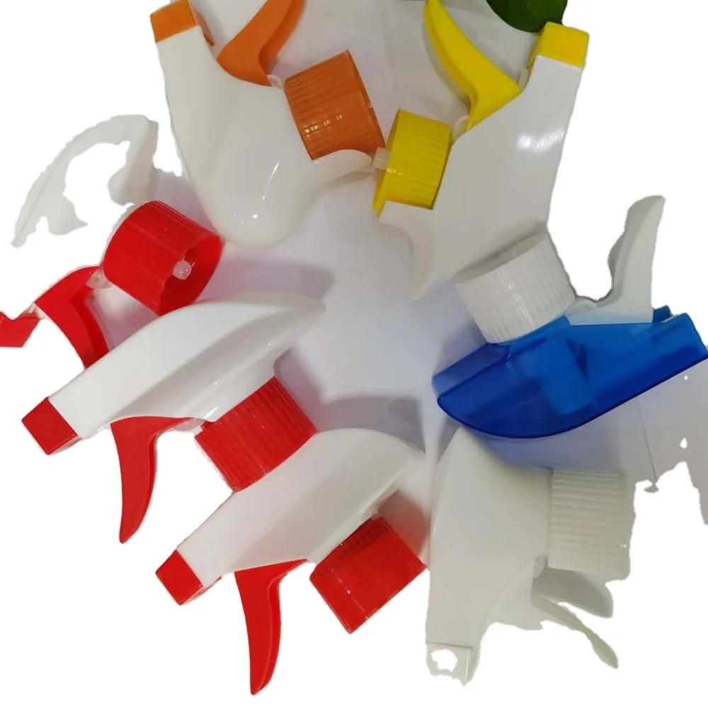 Red Trigger sprayer 24 28/410 24mm 28mm black blue trigger spray gun alcohol bottle mist Rat spray trigger in white sprayers