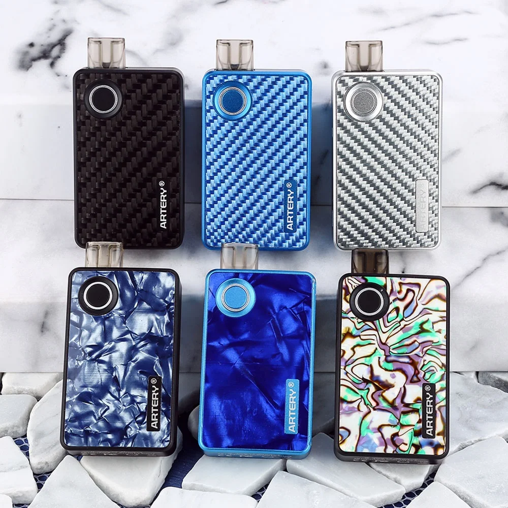 Оригинальный артериальный PAL II 2 Pod Комплект с аккумулятором 1000 мАч с MTL катушкой и боковой системой заправки