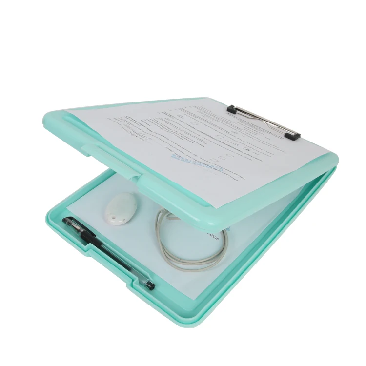 
Eco-friendly promotional slim manufacturer nursing plastic storage clipboard with storage 