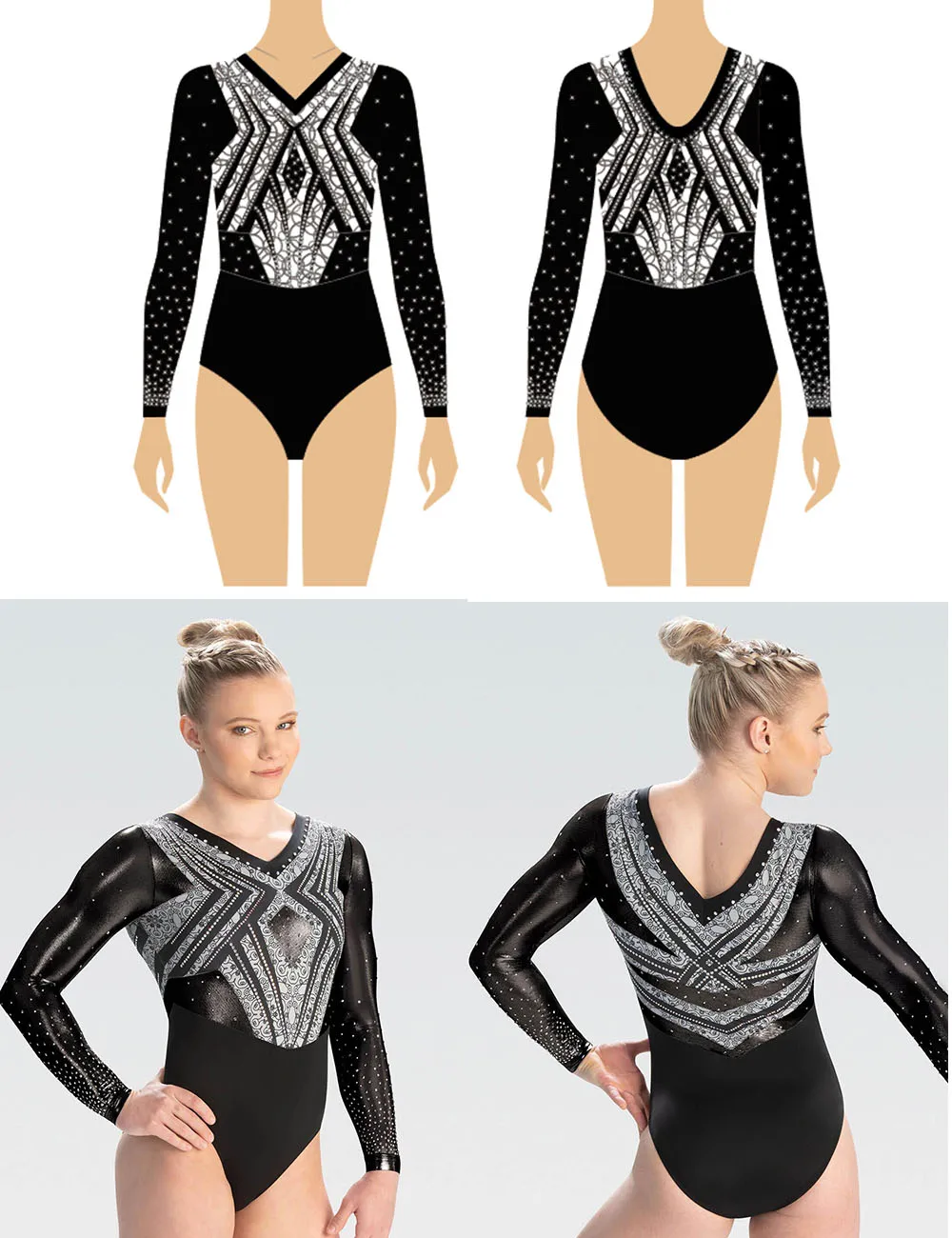 Newest Style Kids Gymnastic Leotard For Performance High Elastic For Leotards