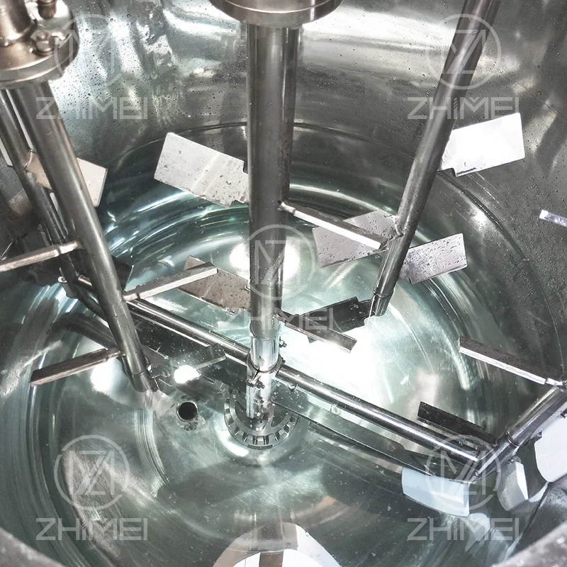 Fully Automatic Intelligent Vacuum Homogenizer Emulsifier Machine Body Lotion Making Machine For Cosmetics Chemical