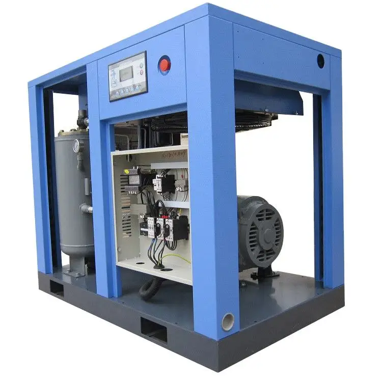 Hot Selling 55 Kw Industrial Equipment Rotary Screw Air Compressor Manufacturers