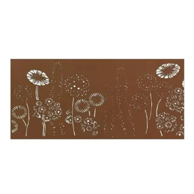 Corten Steel Custom Garden Metal  Decorative Outdoor Gate