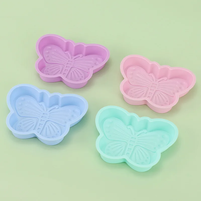 Single Butterfly Chocolate Cake Molds Ice Cube Tray Silicone Biscuits Bread Cookies Baking Cake Mold DIY Handmade Soap Mold