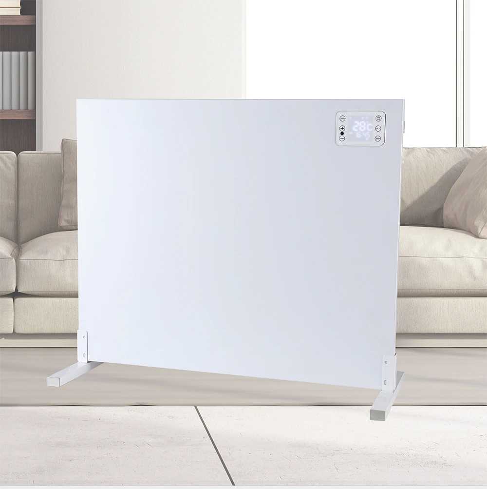 Carbon Crystal Freestanding Adjustable Thermostat Heating Heater Without Frame IP24 Panel Heater
