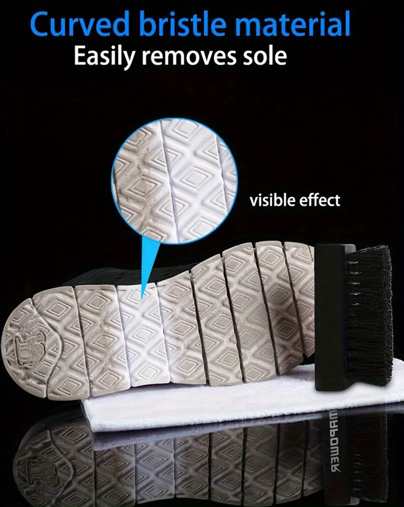 pig sideburns wood bristle sneaker cleaning brush Used To Shoes Cleaning