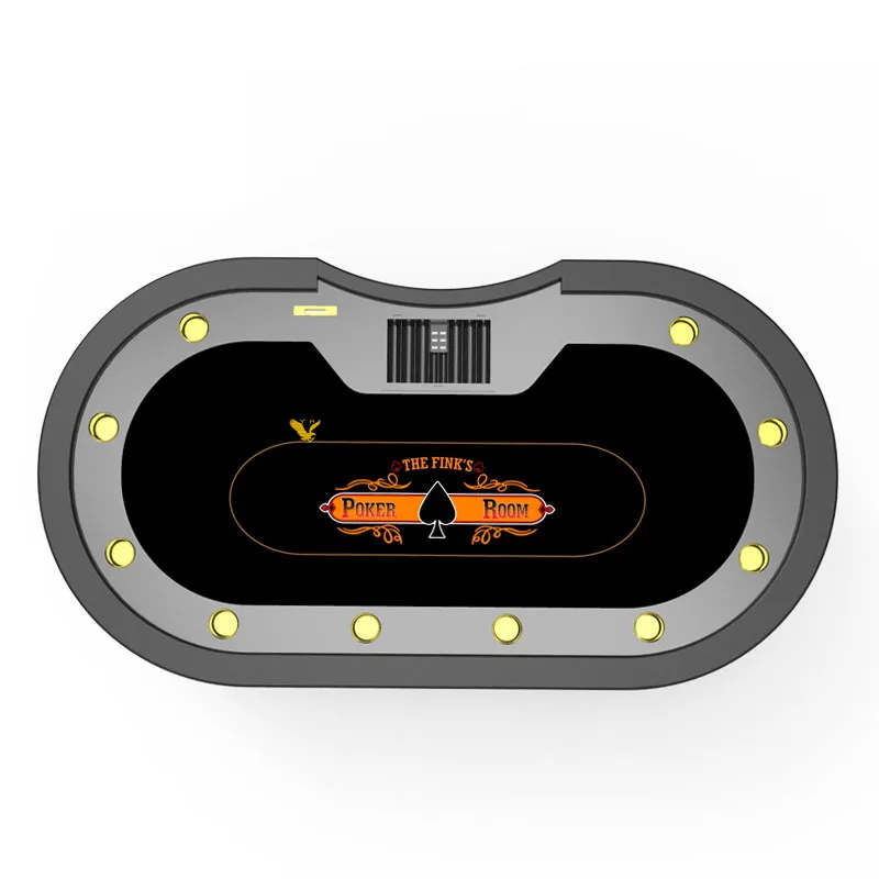  YH Texas Holdem азартные игры H ножной стол круглый кожаный Профессиональный