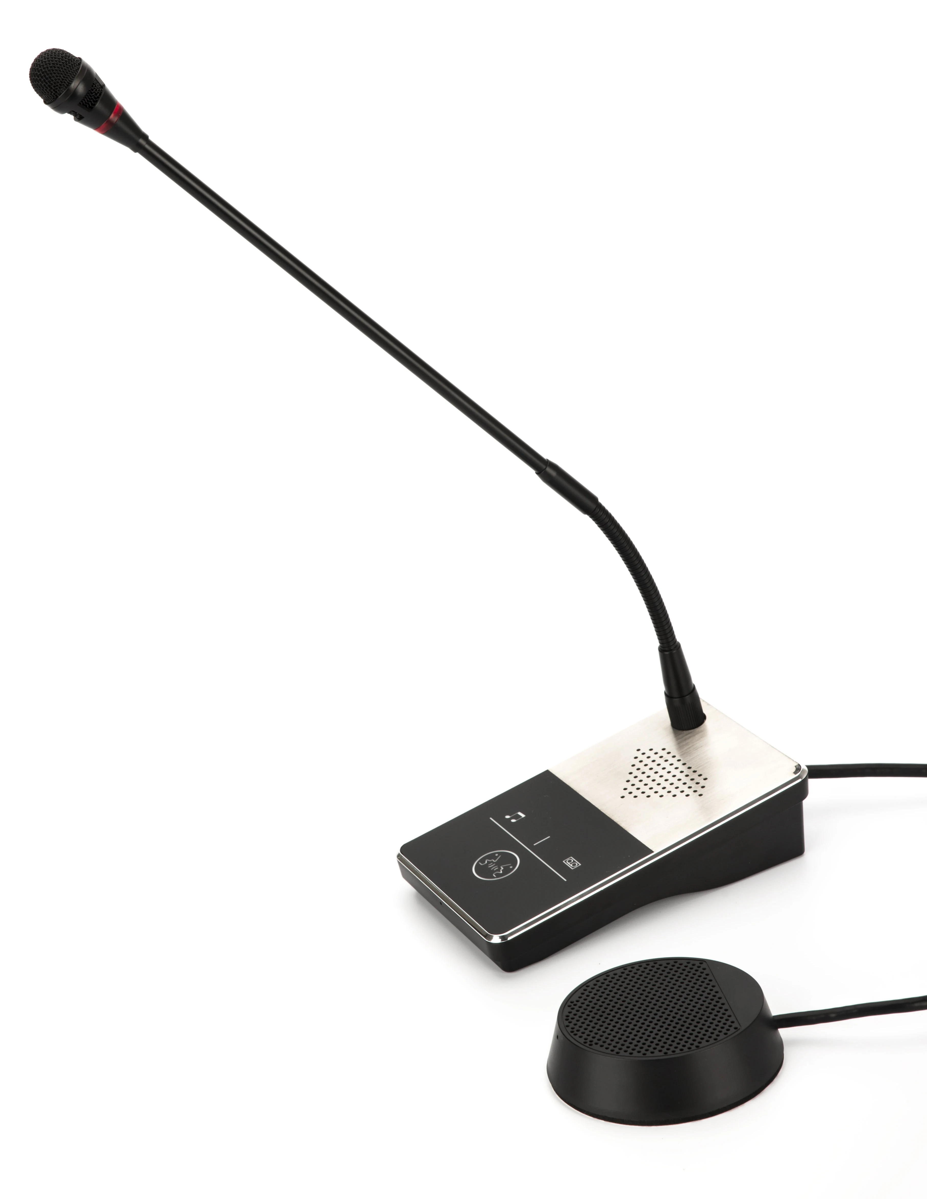 3w mic  window speaker counter microphone system for Hospital Bus Station Ticket House