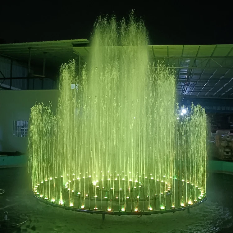 Custom Program Controlled 5M Outdoor Garden Round Shape Modern Dancing Music Water Fountain