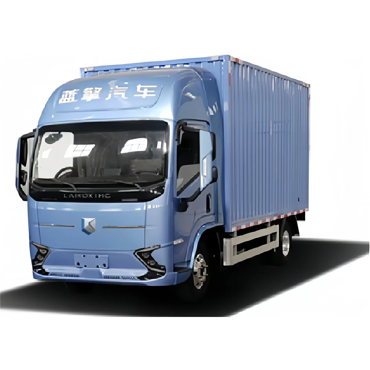 High Speed Single Row Box Truck Cargo Trucks 135kwh 100kmh Landking Light Truck EH Pro 4.5T 4.18m Landking Lanqing LE7 for Sale