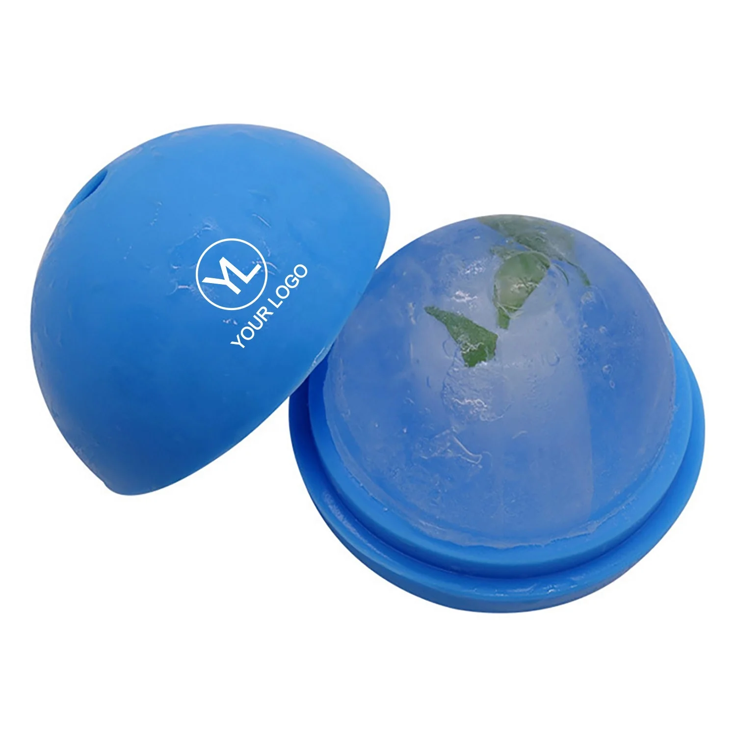 Custom Bar Product Silicone Big Ice Sphere Ball Mold Round Pop Ice Cube Maker 3 Inch Ice Ball