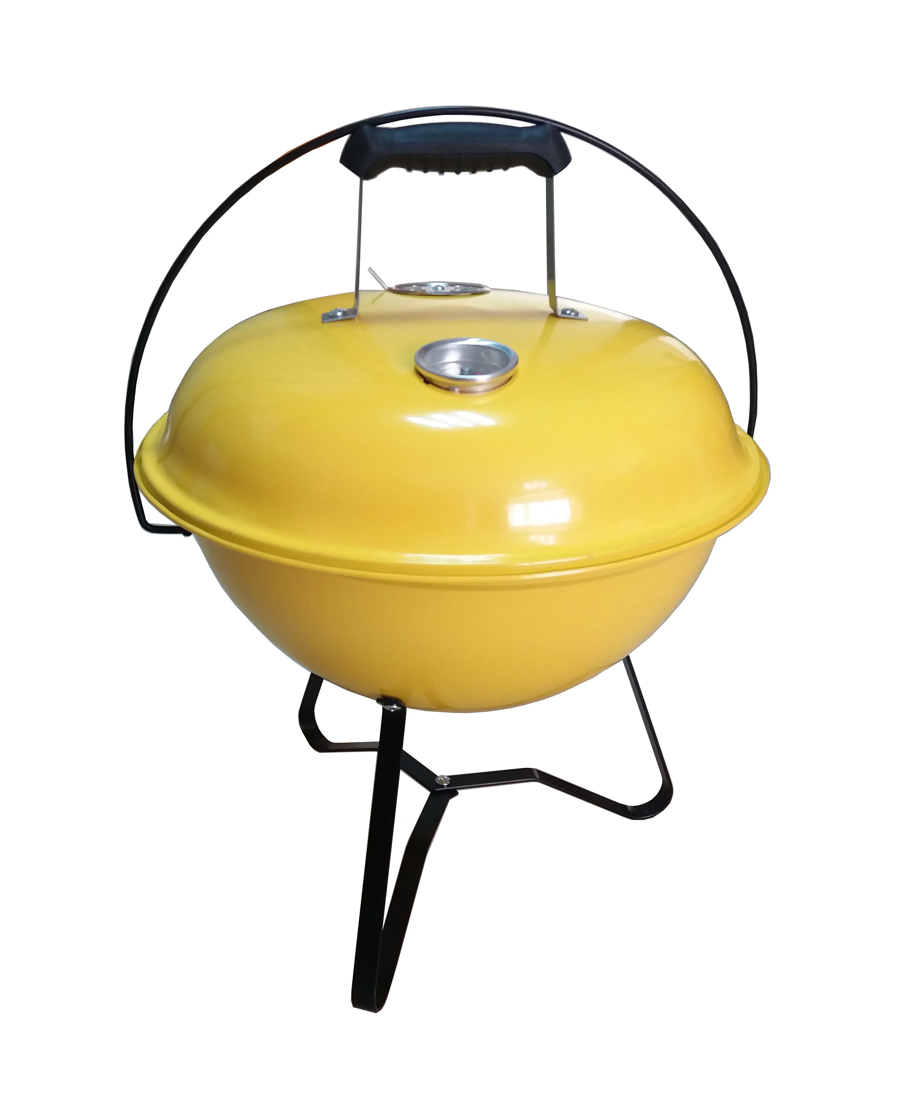 Boutique 14' Round portable mini metal type camping charcoal bbq grill for outdoor garden