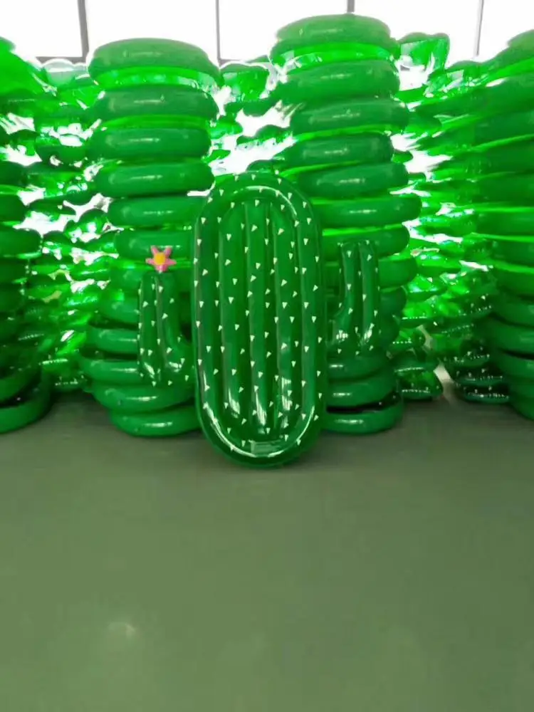 High quality Wholesale Swimming Pool Inflatable Cactus pool Float