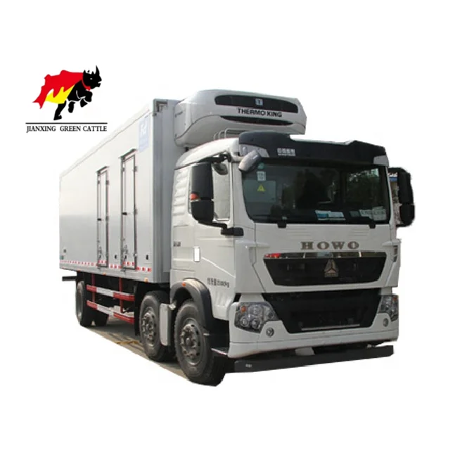 Diesel Camiones Refrigerated Freezer Thermoking 5 Tons Refrigerator Truck For Food Meat Fish Transportation