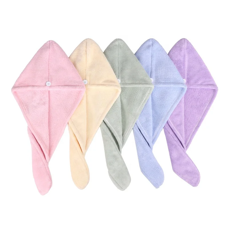 Super Soft Shower Cap Wrap Around Hair towel microfiber