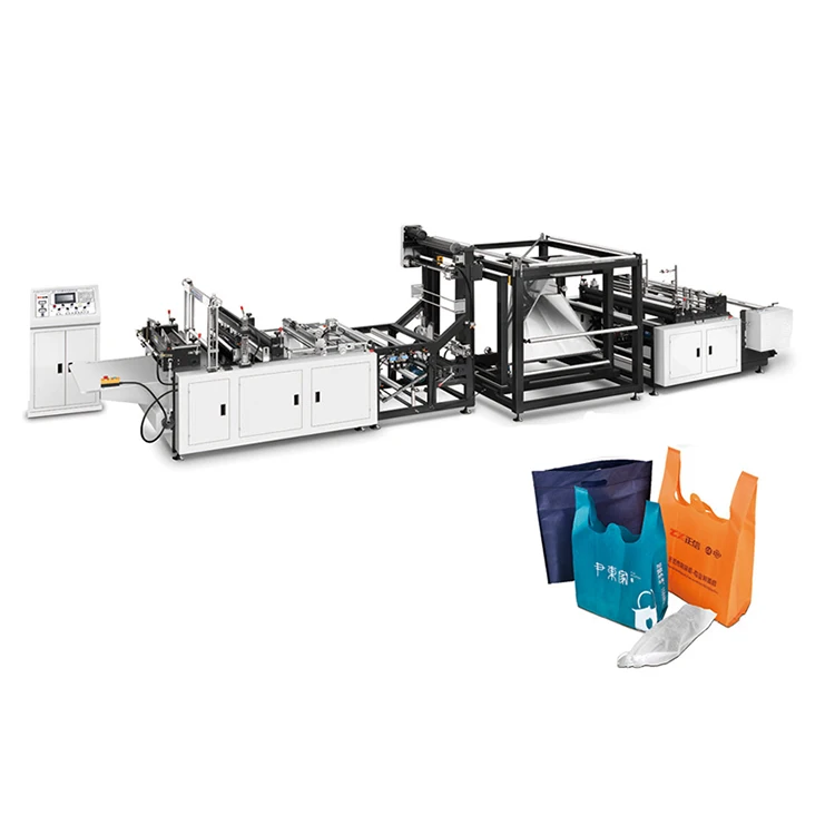  Multi-function Manual Non Woven Cloth D-cut Bag Making Machine