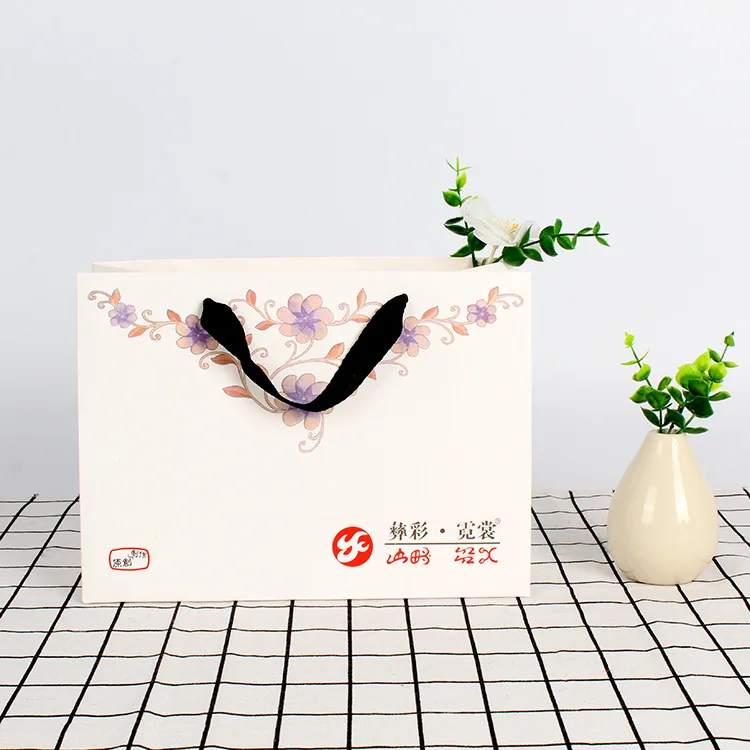 Creatrust Tote Black Your Own Logo Factory Custom Food Snack Takeaway Mcdonald Boutique Tile Paper Bag