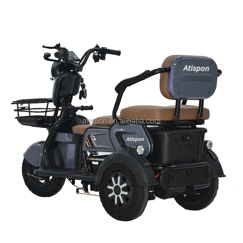 Hot Sale 3 wheel Bike  Bajaj Qute Electric Golf Scooter Electric Tricycle For Passenger
