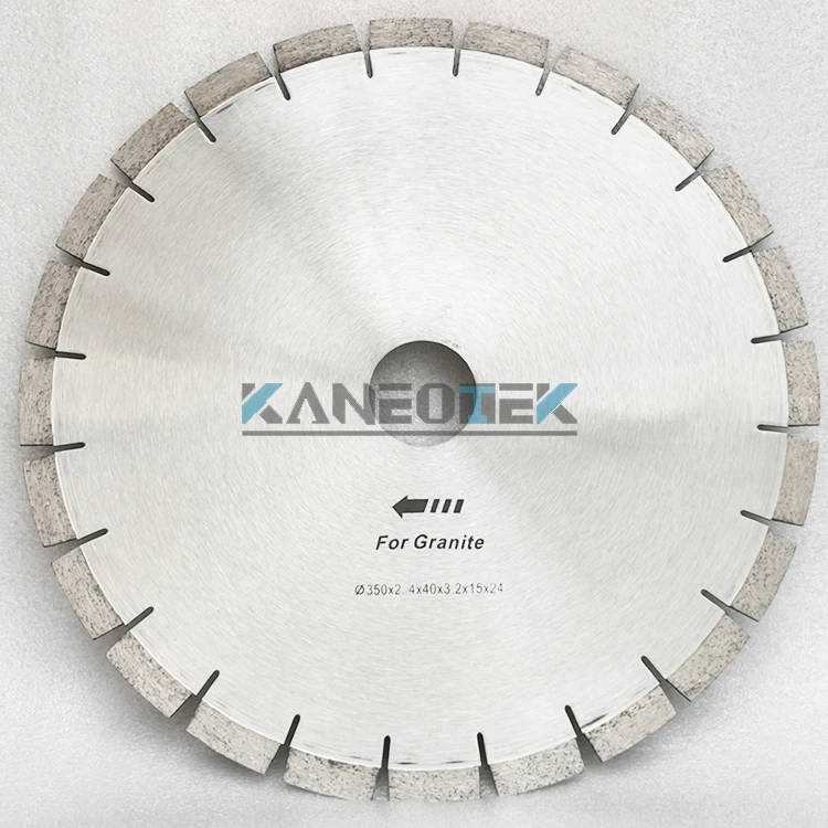 KANEOTEK Laser Welded 14 Inch 350mm Circular Diamond Cutting Saw Blades Granite Cutting Disc For Stone Concrete Marble Tiles
