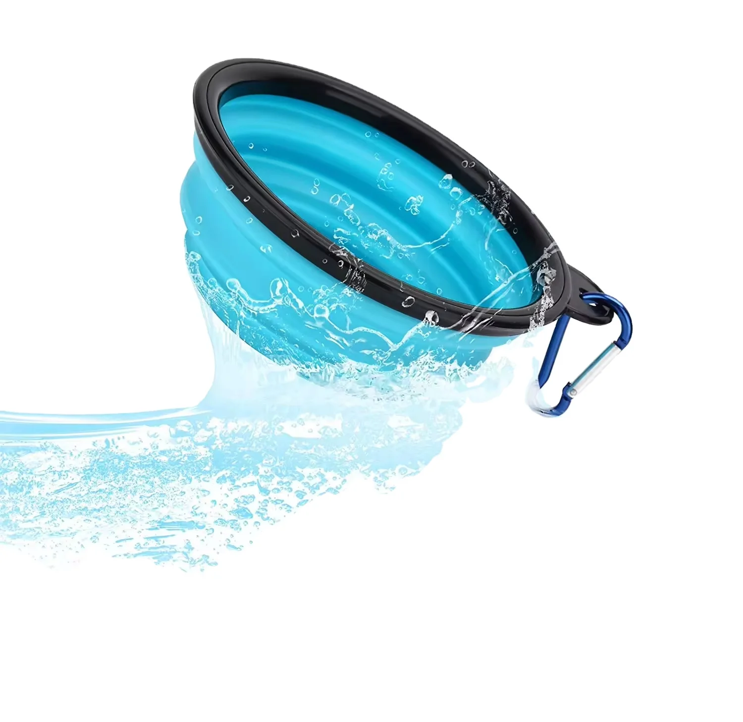 Collapsible Dog Bowls for Travel Silicone Bowls for Dogs Cats Small Collapsible Pet Feeding Watering Dish Dog Bowl Portable