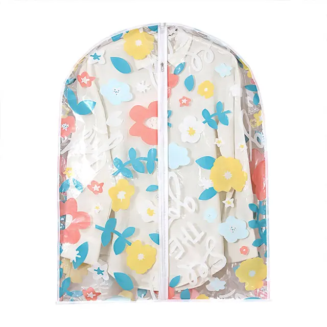 Clothing Dust Cover Printed Suit Bag Thickened Full Garment Bag Moisture-proof Washable Clothing Cover