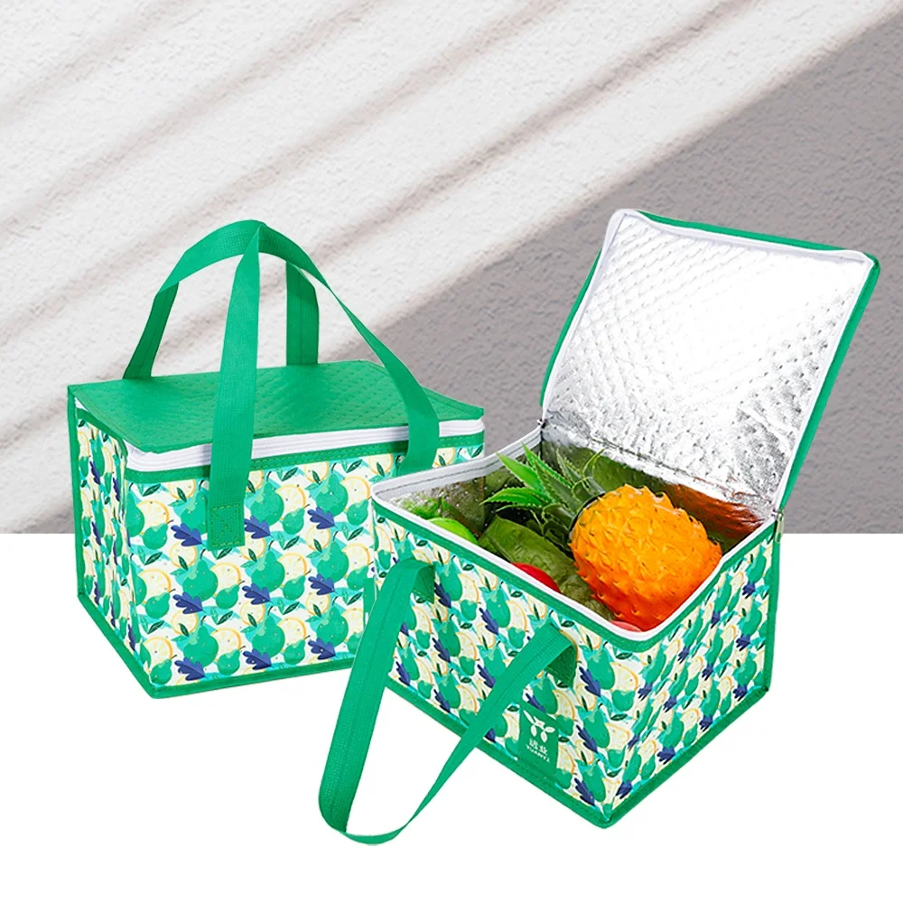 OEM/ODM custom RPET food picnic lunch thermal insulation fabric for cooler bags