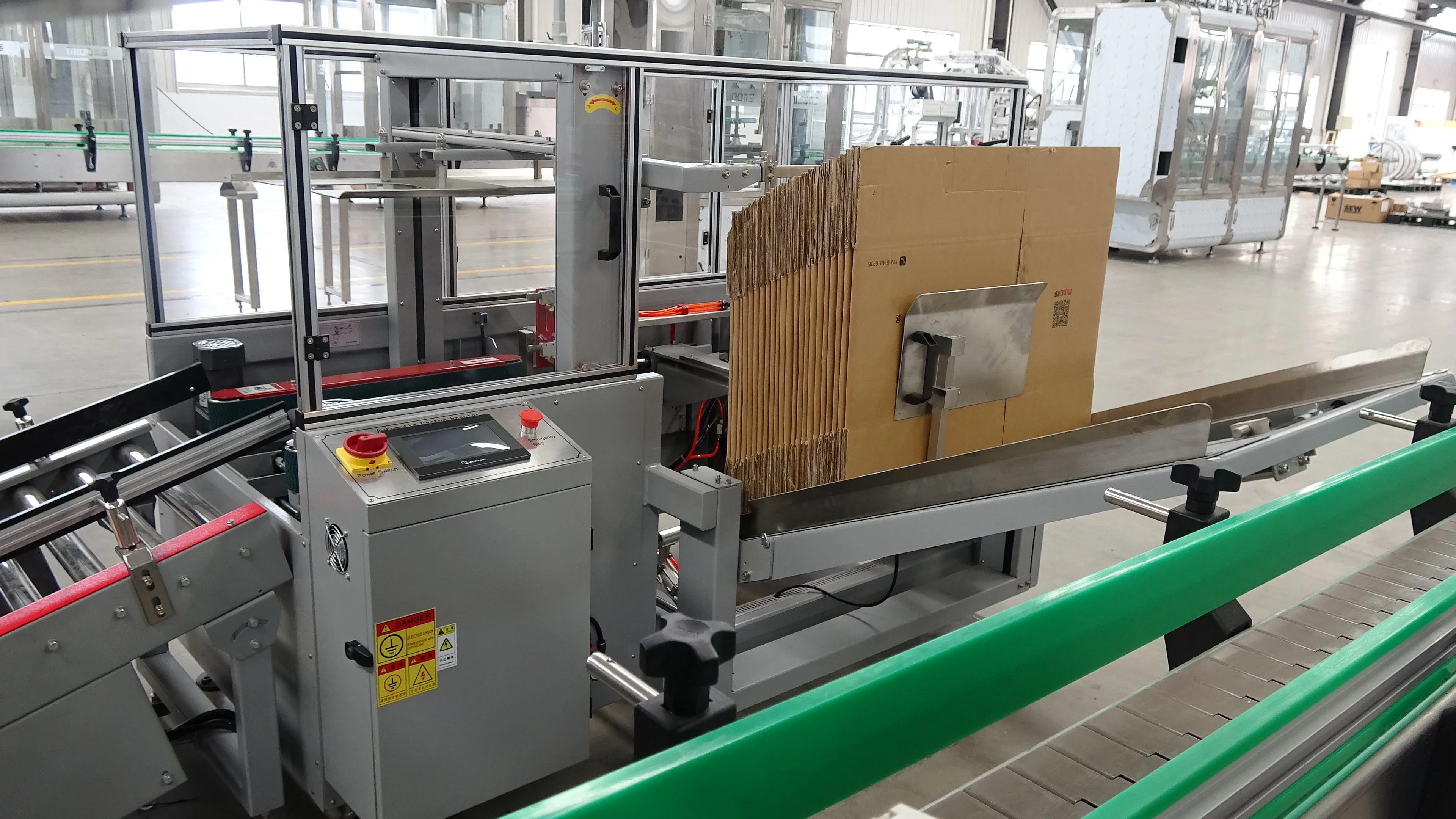Manufacturer direct selling automatic carton box opening machine unpacking machine