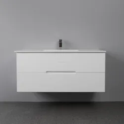 Modern Various Sizes Modern Design Wall Mounted Cabinet Vanity PVC Membrane,melamine MDF Board 1909 2-1A120 MWD Ceramics 1 Piece