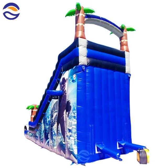 Надувная горка N Panther с бассейном Детская водная