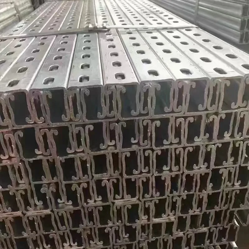 Galvanized profile c channel slotted perforated shaped steel profile strut channel