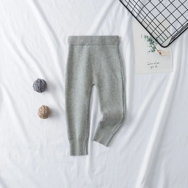 PHB 60205 blank knitted design winter 2018 cloth baby pants