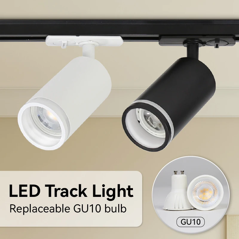 Modern indoor adjustable GU10 lighting fixtures focus commercial spot lights,led spotlights/led track light/tracklight