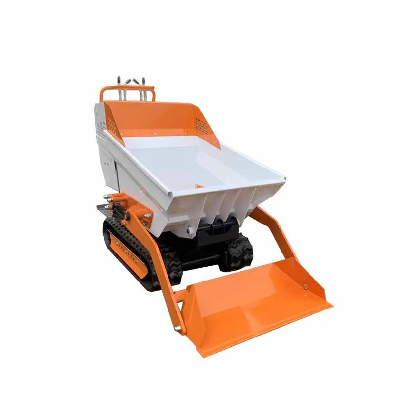 Hydraulic Tracked gasoline Mini Dumper 300 kg/500 kg/1000 kg Skip Loader/dumpers with Loncin engine EPA/Euro 5