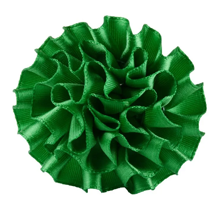 Custom high quality carnation ribbon flower decorative for dress