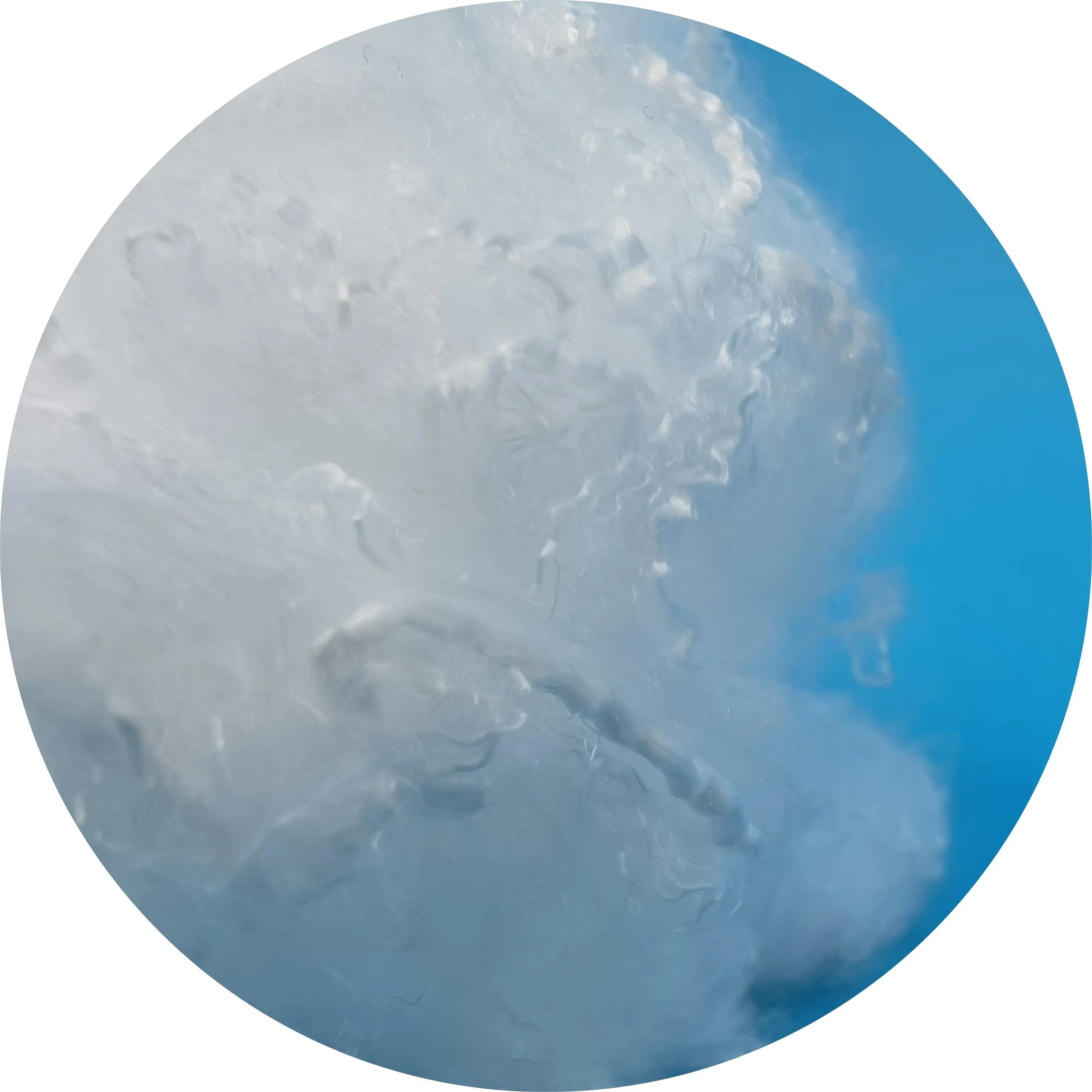 0.5D GRS Recycled Down Like Polyester Staple Fiber for Filling
