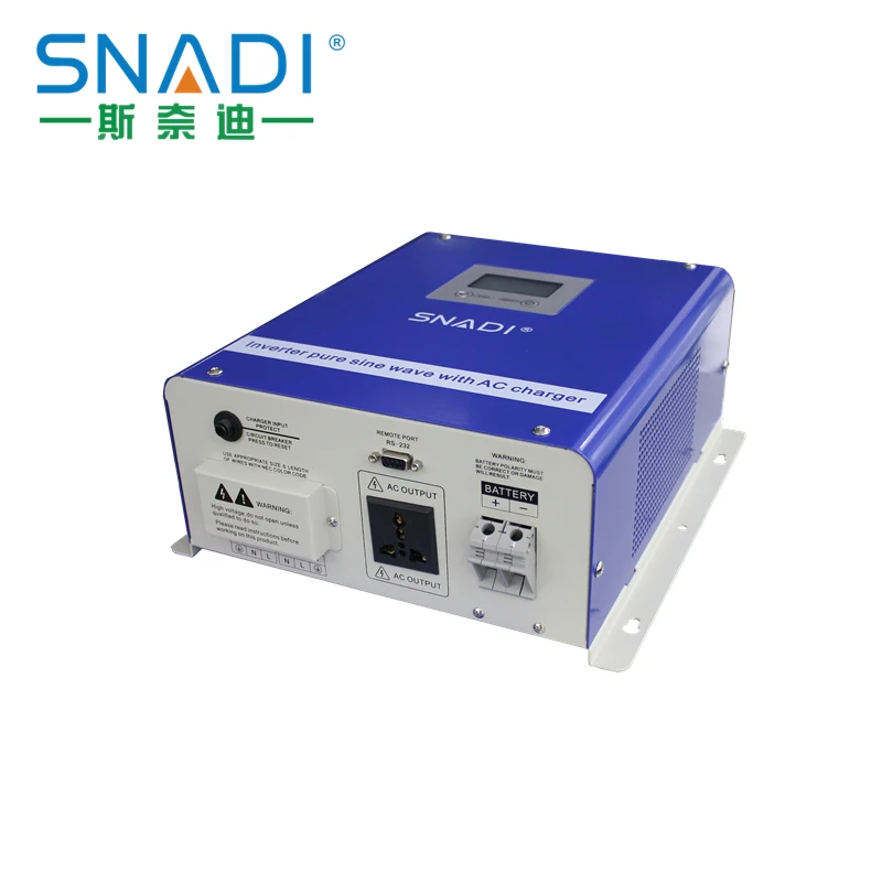Low frequency inverter 12v 24v 500w 1kw 2kw  off grid solar power hybrid inverter dc to ac power inverter with battery storage