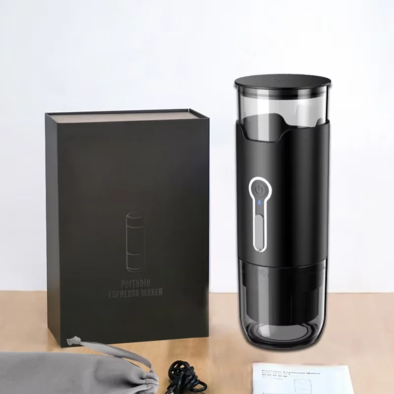 Italian mini small battery car powered capsule coffee machine USB charge espresso electric portable manual coffee maker