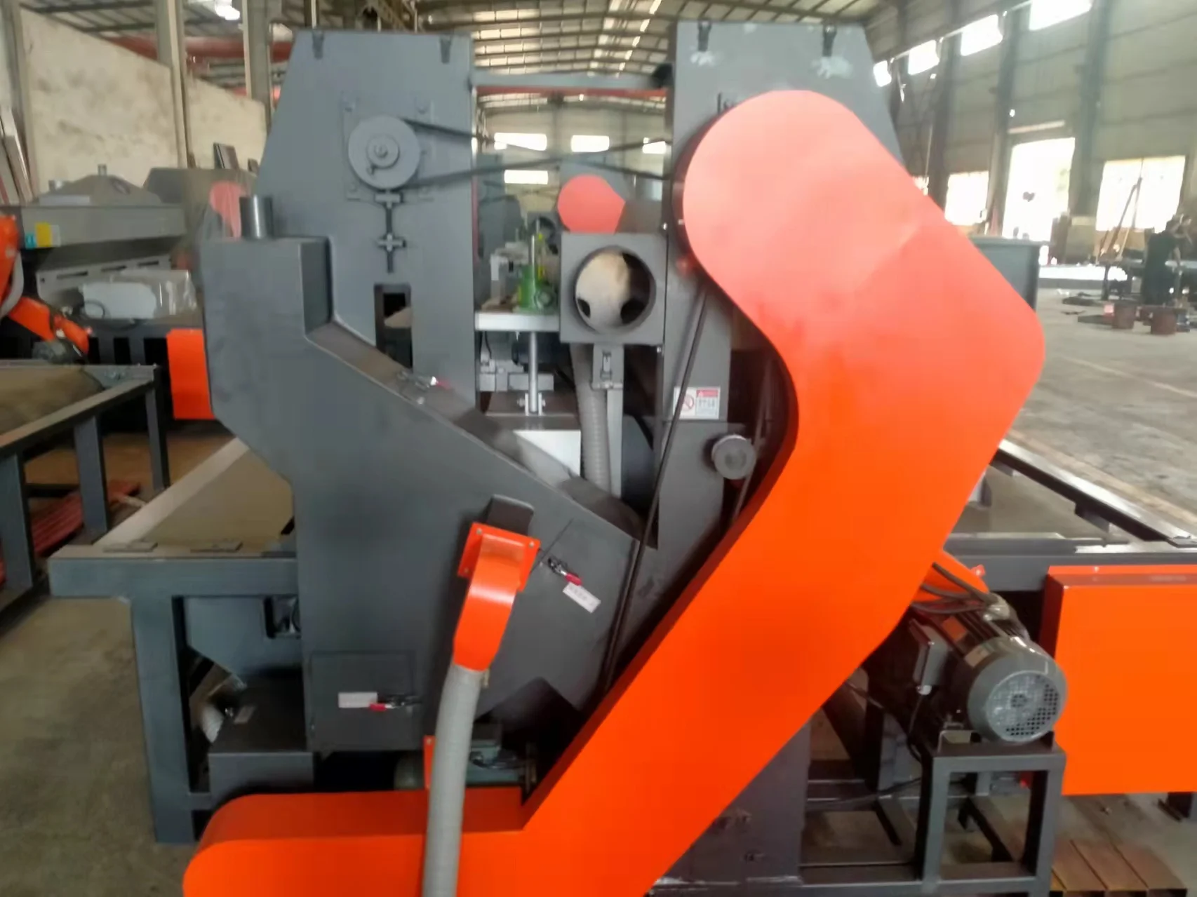 Automatic Sandblasting equipment Vertical Glass Sandblasting Machine For Glass