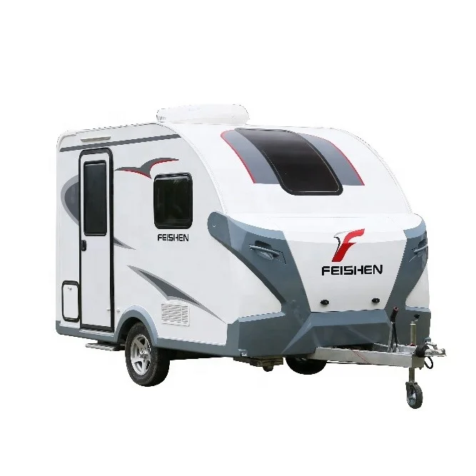 China Small RV Electric Motorhome Accessories Camper for Truck With Fridge Bathroom Toilet Bed Furniture Caravans Travel Trailer