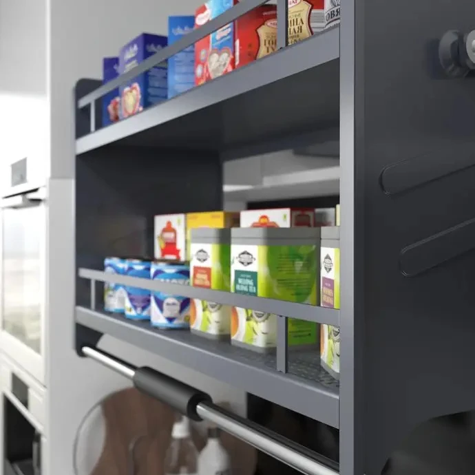 Wall Automatic Hardware Storage Shelf Lift Kitchen Accessories Lift Dish Rack Pull Down Kitchen Cabinet