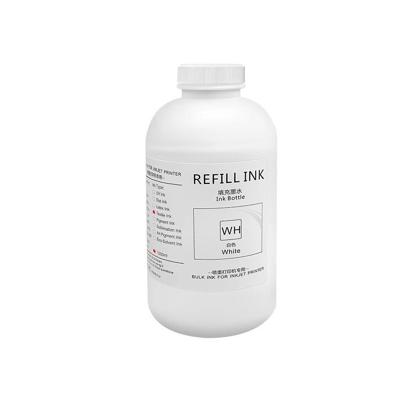 OCBESETJET Refill Digital Textile Ink Textile Printing Ink For Epson 3880 Ink Set For Dtg