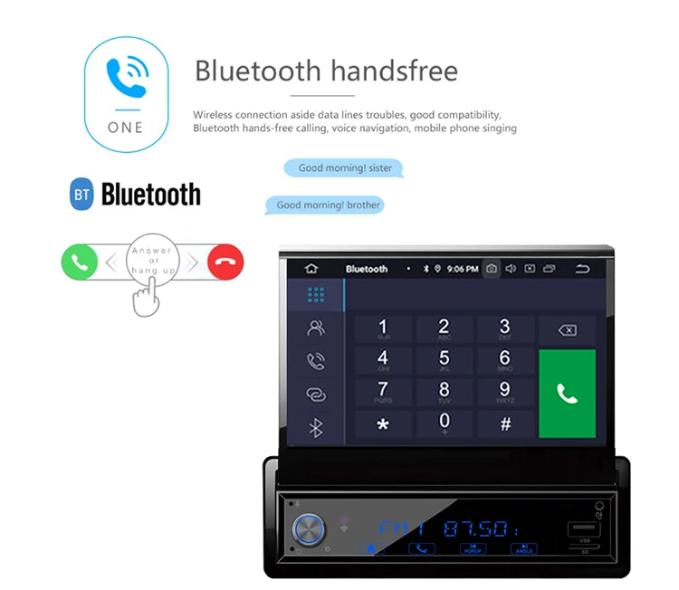 Digital high-quality FM stereo radio card reader car DVD player with GPS made in china for mini Car Dvd Player