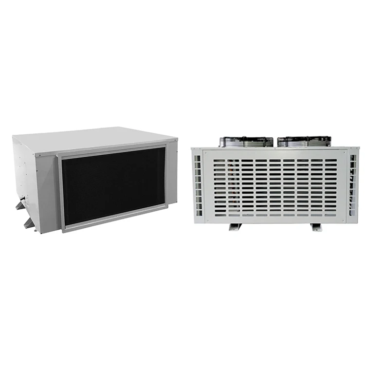 Touch screen 15kgs industrial air cooler with dehumidifier both control the humidity and temperature in greenhouse or pool