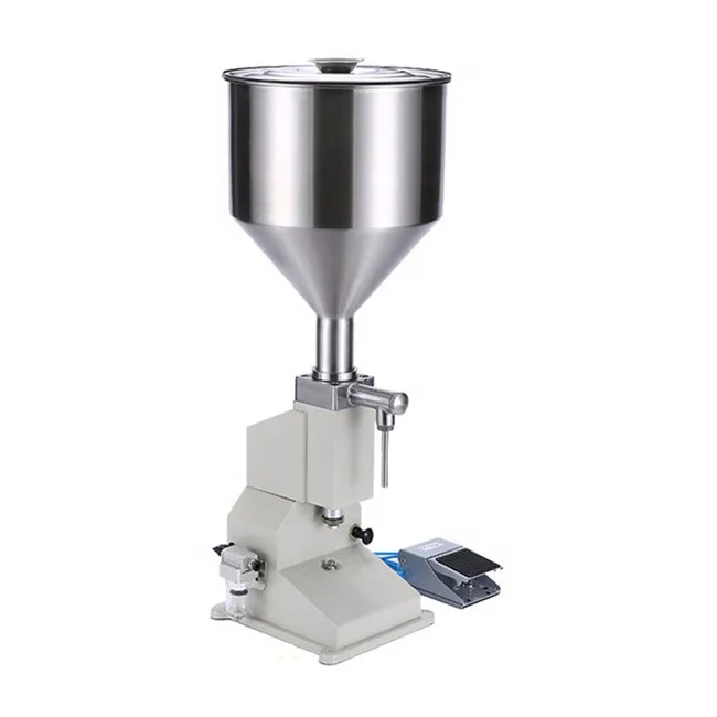 A02 Pneumatic Filling Machine, Quantitative Filling For Liquid, Oil, Ointment, Toothpaste, Honey Cosmetics